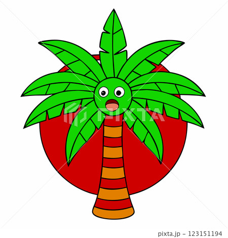 Retro Sunset Palm Tree Silhouette Vector Illustration Tropical Beach Vibes for T shirt Design Retro Sunset Palm Tree Silhouette Vector Illustration Tropical Beach Vibes for T shirt Design 123151194