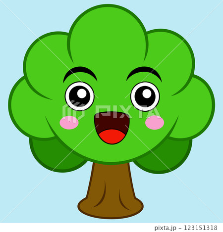 Charming Cute Tree Character Vector Illustration for Children's Books, Eco Branding, and T shirt Designs Charming Cute Tree Character Vector Illustration for Children's Books, Eco Branding, and T shirt Designs 123151318