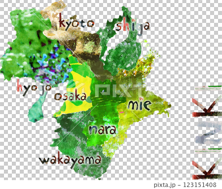 近畿地區地圖 123151408