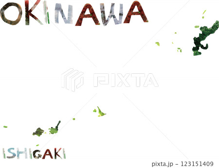 沖縄地図 123151409