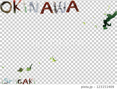 沖縄地図 123151409