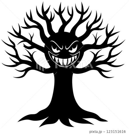 Angry Tree Character Cartoon Illustration Expressive Nature Icon for Campaigns Branding and T Shirt Design Angry Tree Character Cartoon Illustration Expressive Nature Icon for Campaigns Branding and T Shirt Design 123151616