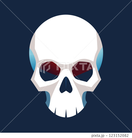 Human Skull Silhouette Vector Art Illustration Line Art Design for Anatomy, Gothic & Tattoo Themes Human Skull Silhouette Vector Art Illustration Line Art Design for Anatomy, Gothic & Tattoo Themes 123152082