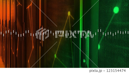 Image of digital data processing over computer servers Image of digital data processing over computer servers 123154474