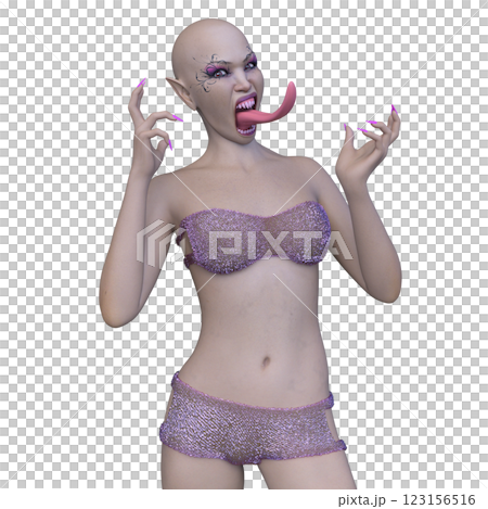 Female alien 123156516