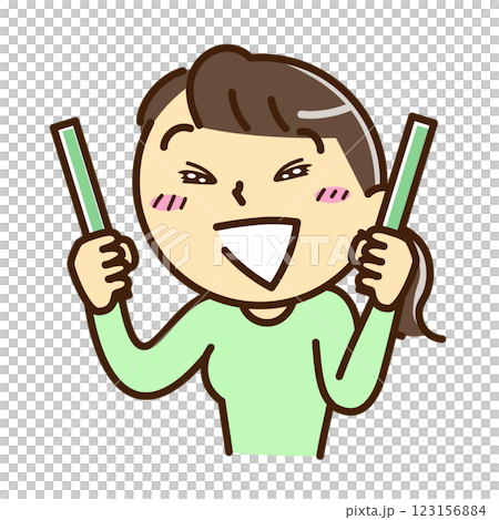 一名女子手持筆電歡呼 一名女子手持筆電歡呼 123156884