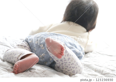 はいはいする赤ちゃんのイメージ画像 123156930