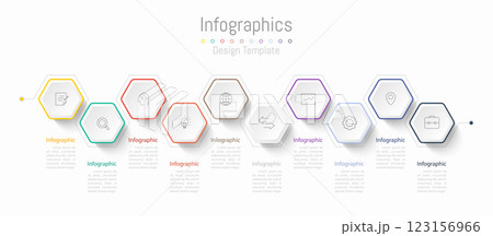 Infographic 10 options design elements for your business data. Vector Illustration. Infographic 10 options design elements for your business data. Vector Illustration. 123156966
