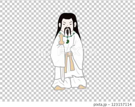 日本神話に出てくるタカミムスビノカミが立つ姿 日本神話に出てくるタカミムスビノカミが立つ姿 123157114