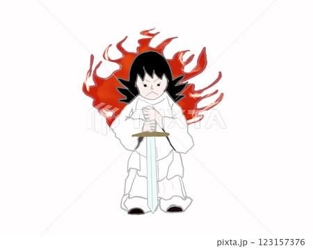 日本神話に出てカグツチの神様 123157376