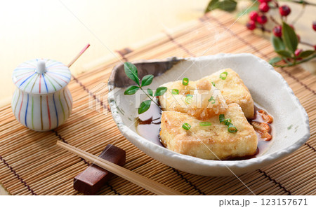 揚げ出汁豆腐 揚げ出汁豆腐 123157671