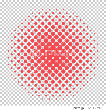 簡單易用的圓形半色調材質 123157905