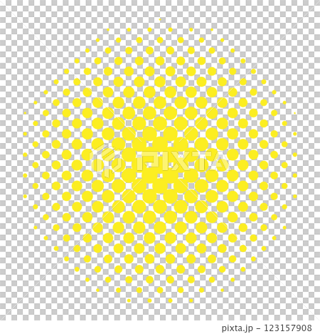 Simple and easy to use circular halftone material 123157908