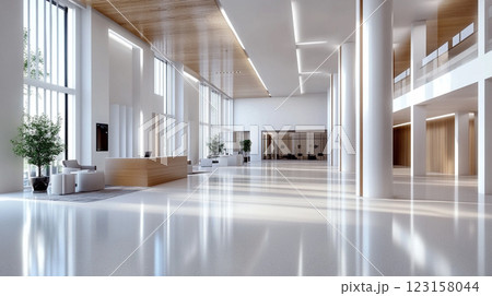 Modern Office Lobby 123158044