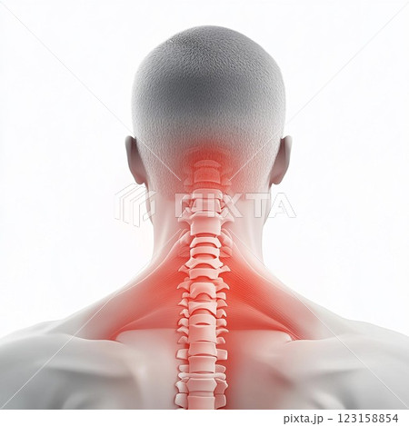 辛い肩こりと僧帽筋 辛い肩こりと僧帽筋 123158854