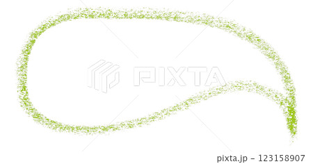 Separate green speech bubble on transparent background Separate green speech bubble on transparent background 123158907