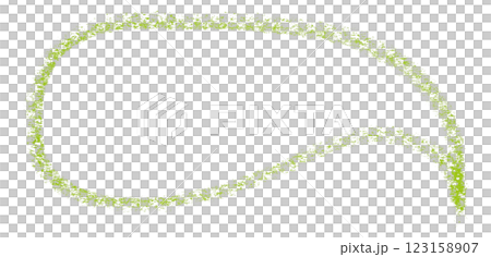 Separate green speech bubble on transparent background Separate green speech bubble on transparent background 123158907