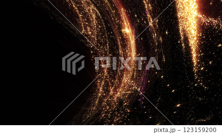 宇宙と星のような 抽象的なイメージ CG 宇宙と星のような 抽象的なイメージ CG 123159200