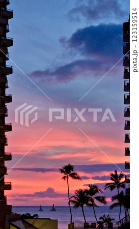 Hawaii Sunset Hawaii Sunset 123159514