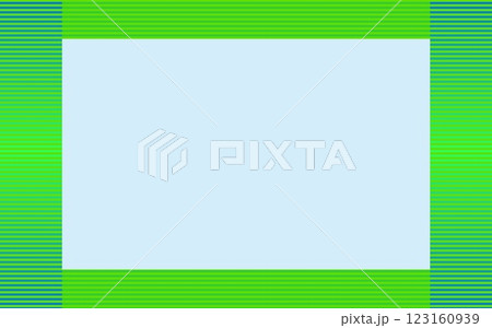 ボーダー模様　フレーム　 123160939