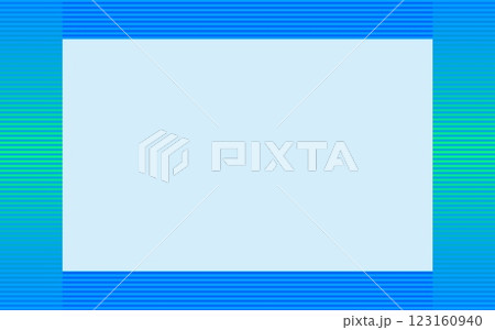 ボーダー模様　フレーム　 123160940