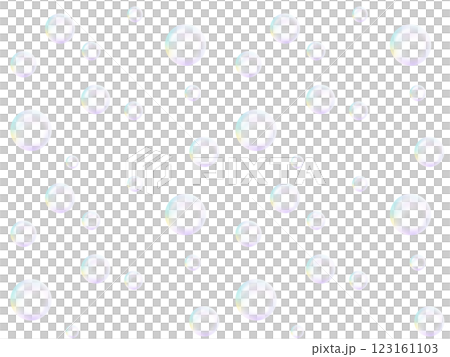 シャボン玉のシームレスパターン B-1 シャボン玉のシームレスパターン B-1 123161103