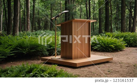 wooden door in the forest wooden door in the forest 123161537