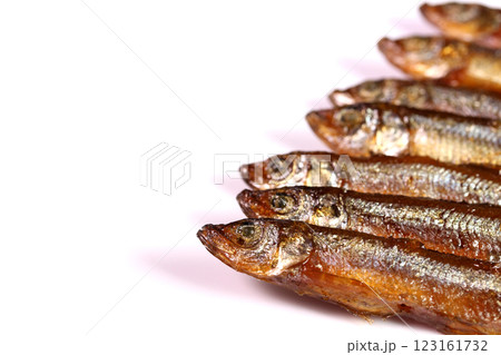 わかさぎいかだ焼き　クローズアップ 123161732