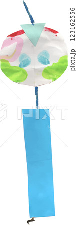 子供が描いた風鈴 123162556