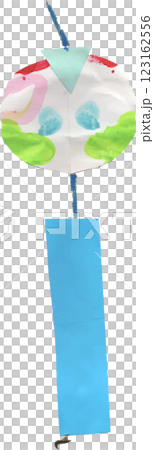 子供が描いた風鈴 123162556