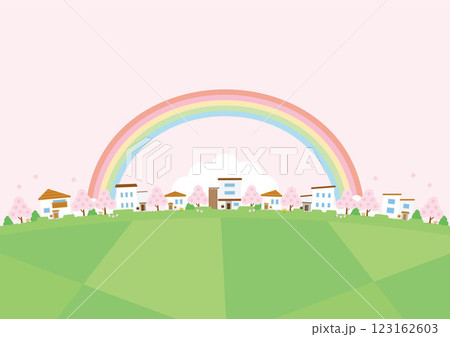背景素材-住宅2025-10ベク 123162603
