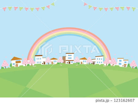 背景素材-住宅2025-12ベク 123162607