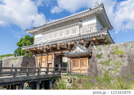 鹿児島県鹿児島市　日本100名城　鶴丸城（鹿児島城）御楼門 123163979