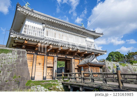 鹿児島県鹿児島市　日本100名城　鶴丸城（鹿児島城）御楼門 123163985