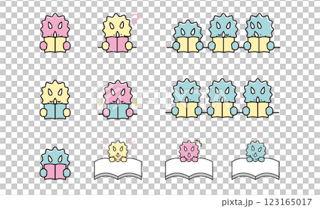 讀一本書的小三角龍插圖集 123165017