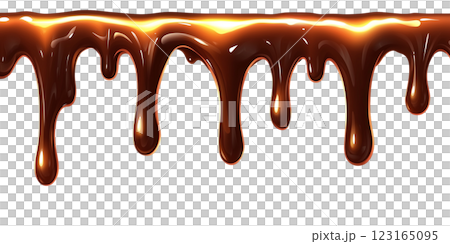 融化的巧克力頂框插圖2 123165095