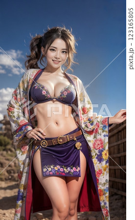 花振袖を着て！！ 123165805
