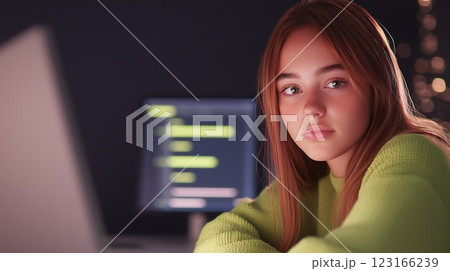 Photorealistic Cybersecurity Dashboard Visualizing Encrypted Multi Layer Authentication Gender Privacy Protection 123166239