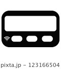 pager icon, graphics, symbols and designs for use in various types of work and businesses 123166504
