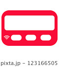 pager icon, graphics, symbols and designs for use in various types of work and businesses 123166505