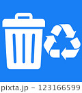 recycling bin icon, graphics, symbols and designs for use in various types of work and businesses 123166599