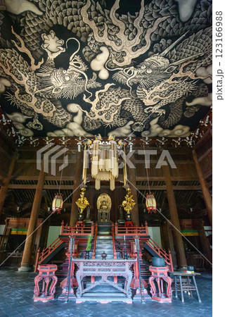 京都　建仁寺　双龍図 123166988