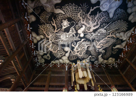 京都　建仁寺　双龍図 123166989