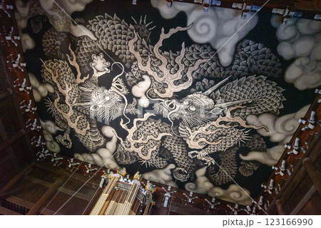 京都　建仁寺　双龍図 123166990