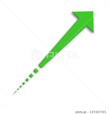 green arrow on white background green arrow on white background 123167101