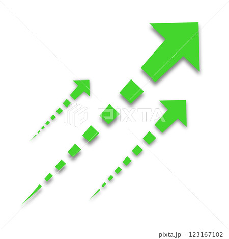 green arrow on white background green arrow on white background 123167102