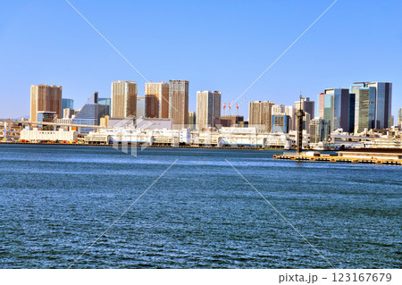 芝浦ふ頭／芝浦アイランド方面を望む(東京都港区)【2025.1】 123167679