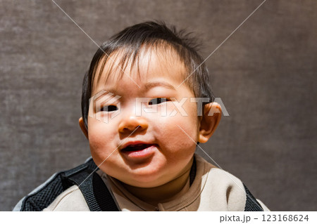 生後9ヶ月の日本人の女の子 生後9ヶ月の日本人の女の子 123168624