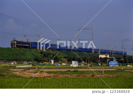 2006年　湖西線を走るEF81104ブルートレイン日本海4号 123168928