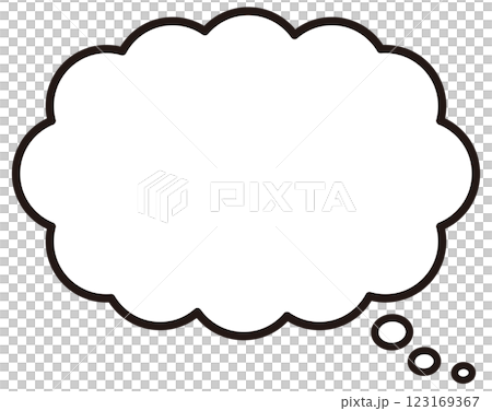 Speech bubble, fluffy, bubble illustration Speech bubble, fluffy, bubble illustration 123169367